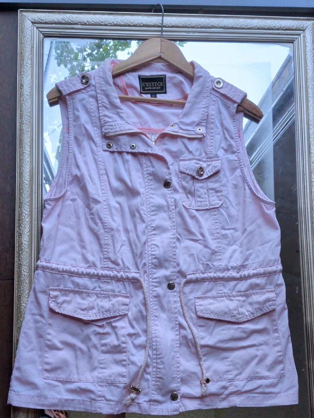 Women's‎ Light Pink Utility Vest